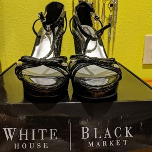 Dressy wedge sandals